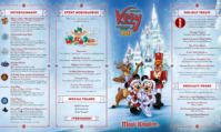Programme de la Mickey's Merry Very Christmas Party 2017