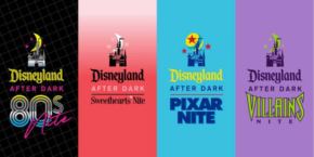 Photo des affiches des différentes Disneyland After Dark pour 2020.