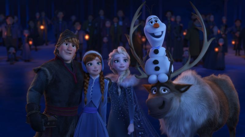 Olaf dans un court métrage en attendant « La Reine des Neiges 2