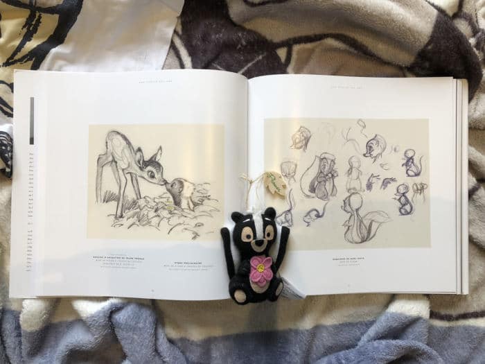 Planche fleur du livre Bambi de Pierre Lambert
