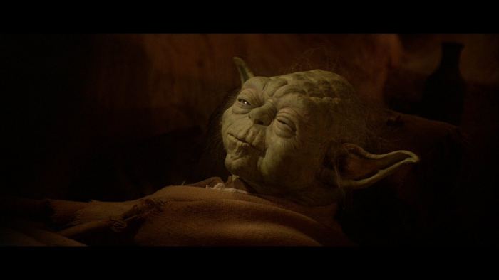 Yoda dans l'épisode 6 " Le Retour du Jedi"