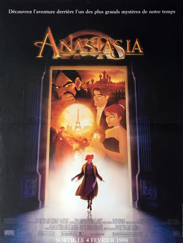 Photo d'une affiche du film Anastasia de la 21st Century Fox