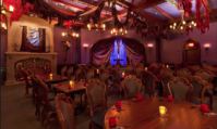 La salle de la rose au Be Our Guest Restaurant à Walt Disney World.