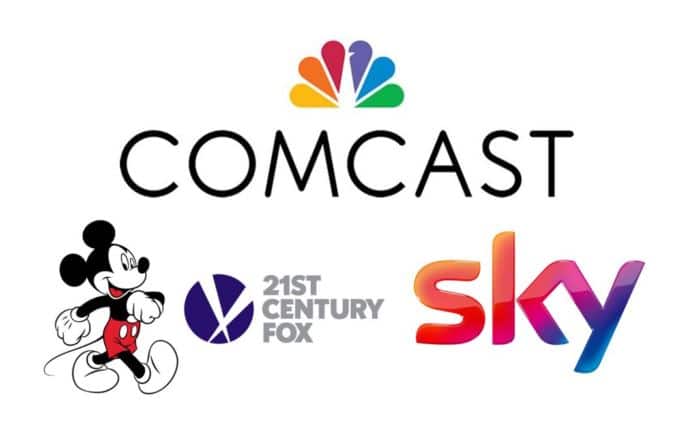 Comcast Sky Disney Fox