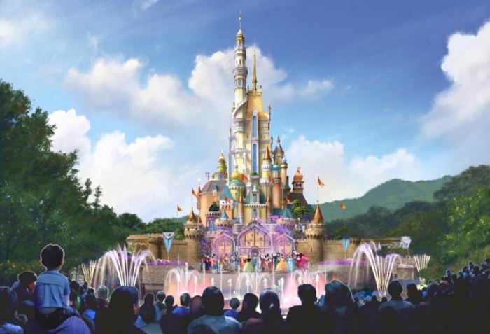 Un Artwork du futur de Hong Kong Disneyland Resort.