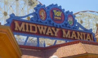 Ainsi Photo de l'attraction Toy Story Midway Mania dans Pixar Pier au parc Disney California Adventure de Disneyland Resort.