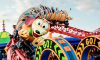 Photo de l'attraction Slinky Dog Dash à Toy Story Land de Disney Hollwyood Studios.