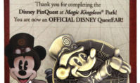 Photo du pins QuestEAR de la première édition du Disney PinQuest.