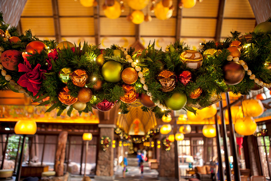 Photos des décorations de Noël au Disney Aulani Resort & Spa