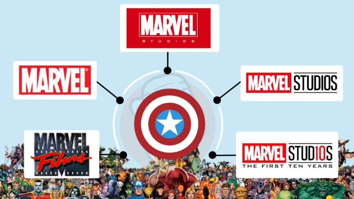 Logos des Studios Marvel