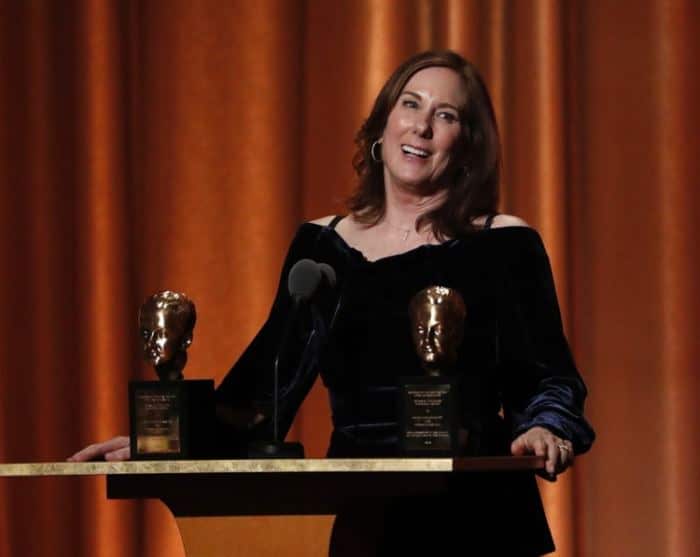Kathleen Kenedy recoit l'Irving G. Thalberg Memorial Award lors des Governors Award, © The Academy Award