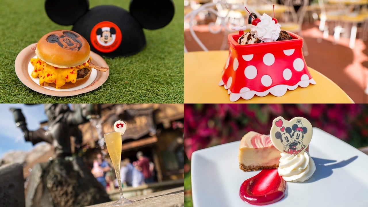 Photo des snacks disponibles pendant la Mickey & Minnie's Surprise Celebration.