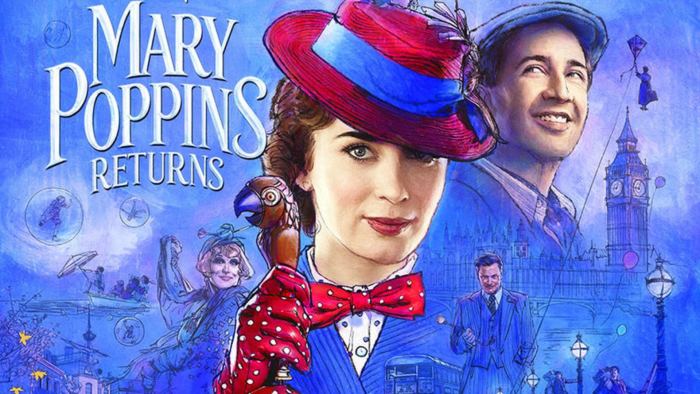 Affiche officielle de mary Poppins