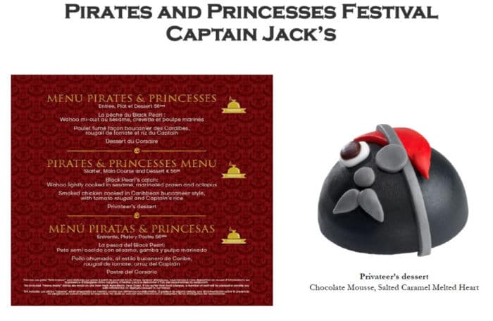 manger festival princesses et pirates