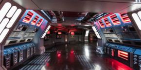 Photo d'une partie de l'attraction Star Wars : Rise of the Resistance.