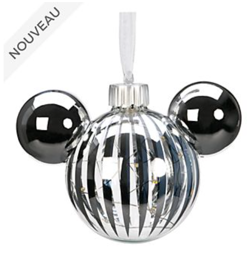 Boule tête de Mickey Argentée- Collection Disneyland Paris- 15,99€