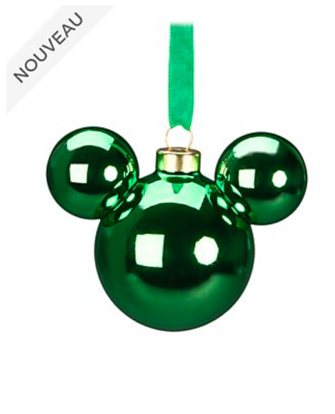 Boule tête de Mickey Verte- Collection Disneyland Paris- 7,99€