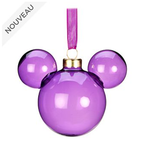 Boule tête de Mickey Violet- Collection Disneyland Paris- 7,99€