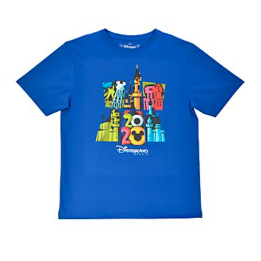 T-shirt adulte Mickey et ses amis 2020- Collection Disneyland Paris- 19,99€