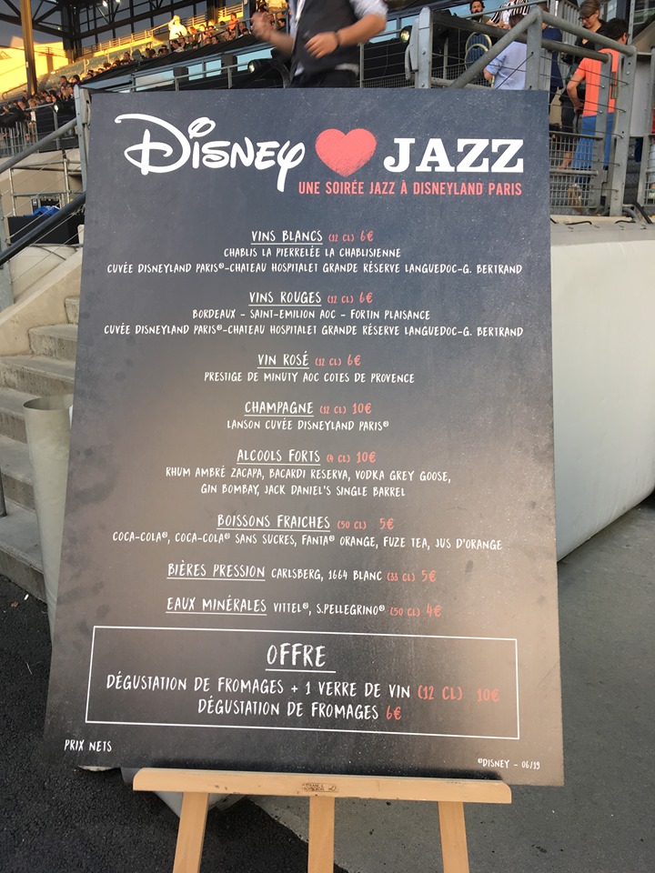 Photo de la carte du Bar à la soirée Disney Loves Jazz.
