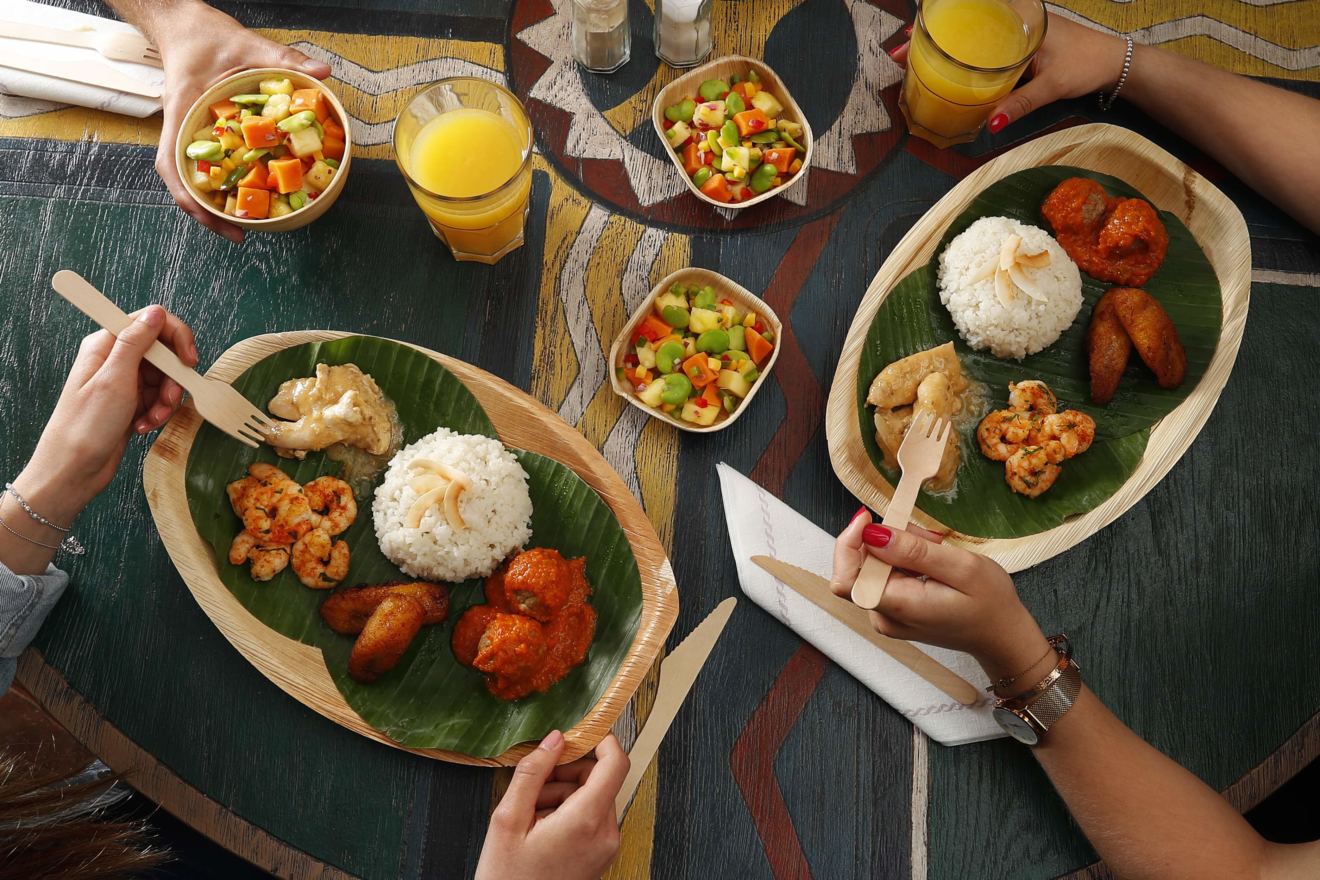 Plats africains servis au restaurant Hakuna Matata, Disneyland Paris