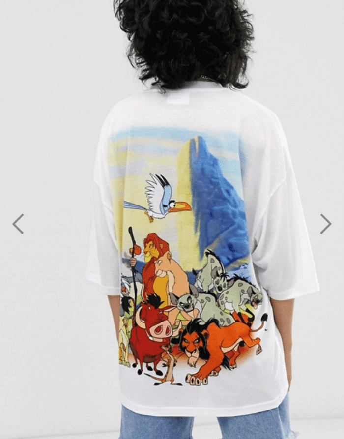 asos disney t shirt