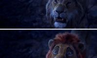 Simba adulte dans le Roi Lion de Jon Favreau revu par Ellejart