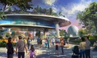 Artwork du nouveau pavillon qui sera construit à World Celebration avec le Spaceship Earth.