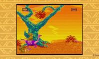 Simba tout en pixels dans Disney Classic Games Aladdin et Le Roi Lion