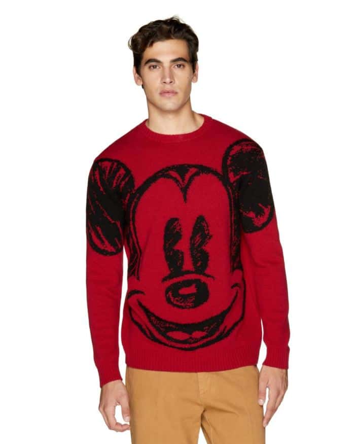 Collection Benetton pull homme rouge Mickey 89,95 €