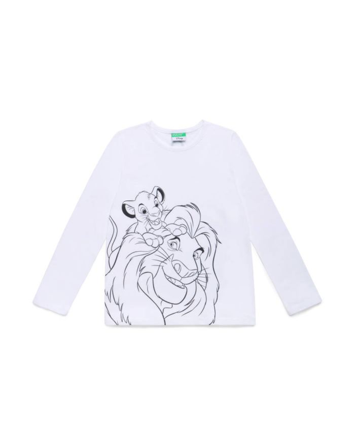 Collection Benetton t-shirt blanc fille Roi Lion 15,95 €