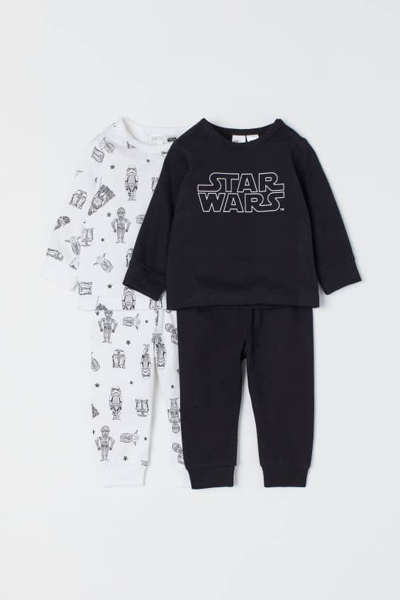 H&M pyjamas enfant Star Wars 14,39 € au lieu de 17,99 €