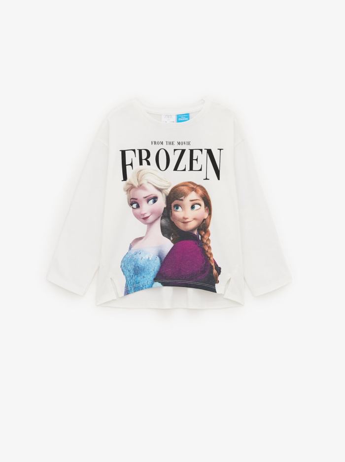 Zara tee shirt fille Frozen 5,95 € au lieu de 9,95 €