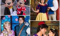 Photo des couples Disney present pendant les Sweethearts Nite
