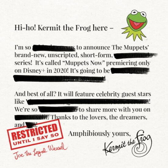 Kermit la grenouille annonce Muppets Now