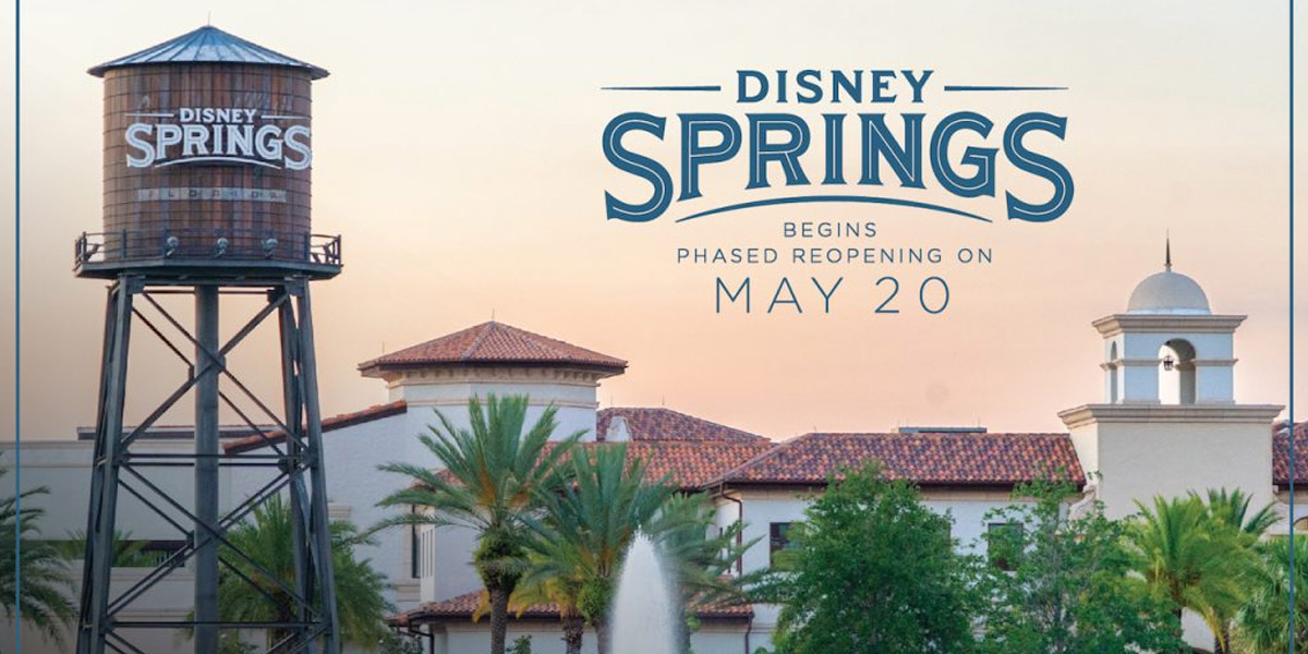Réouverture de Disney Spring en amont de la réouverture des parcs à thème