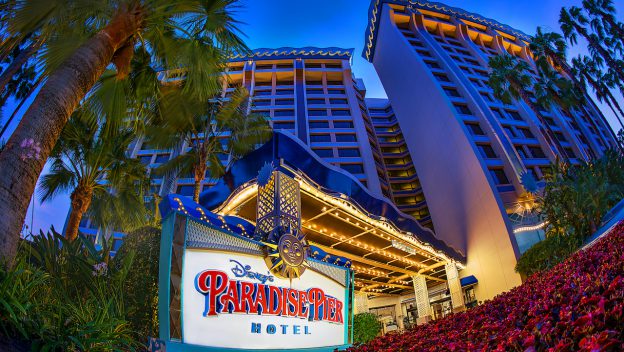 Photo Disney's Paradise Pier Hotel qui fait partie de la réouverture de Disneyland Resort.