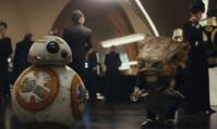 Mark Hamill double Dobbu Scay face à BB-8 dans Les Derniers Jedi, Lucasfilm