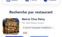 Réserver un restaurant à Disneyland Paris