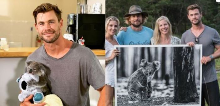 Chris Hemsworth lève des fonds pour lutter contre les incendies australiens de janvier 2020 - Source : Instagram de l'acteur