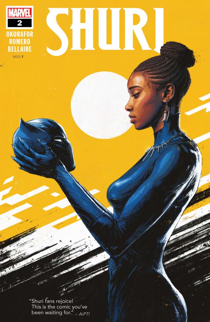 Shuri investie du rôle de Black Panther dans une bd de Nnedi Okorafor sortie en 2019, Marvel Comics
