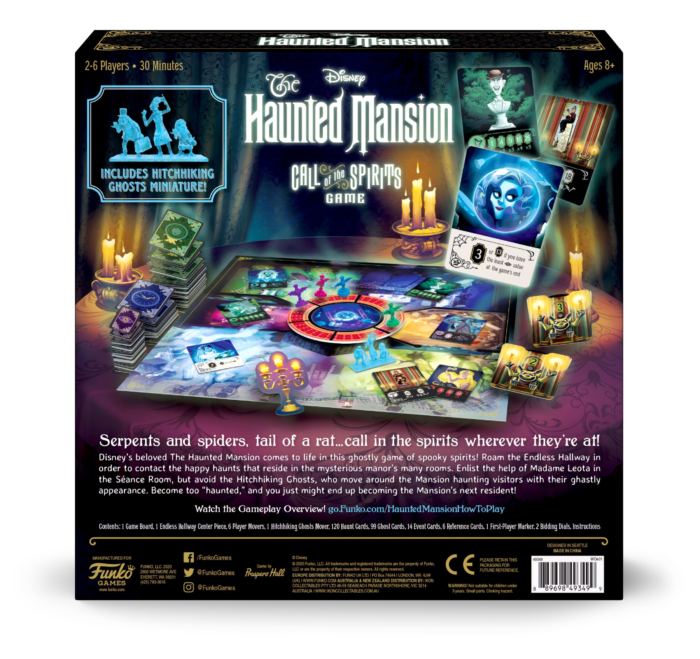 The Haunted Mansion, le jeu de l'appel des esprits par Funko !