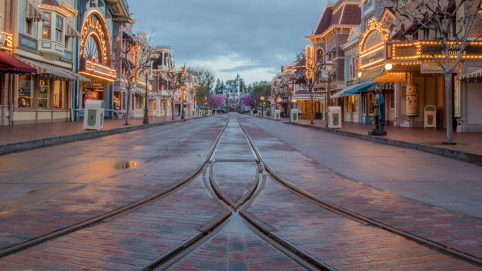 Photo de Main Street, U.S.A. à Disneyland Resort.