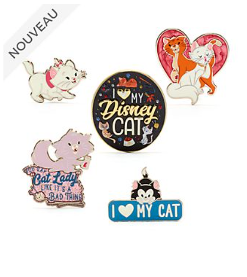 Lot de pin's chat-Disney Cats-25€
