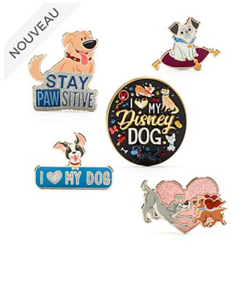 Lot de pin's chien-Disney Dogs-25€