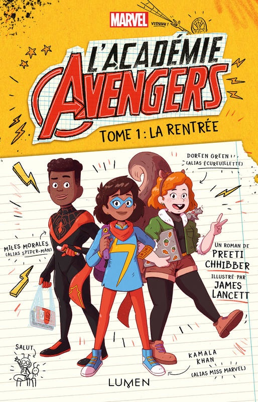 L'Académie Avengers, tome 1 la rentée, Kamala Khan et Spider-Man font leur rentrée chez Lumen