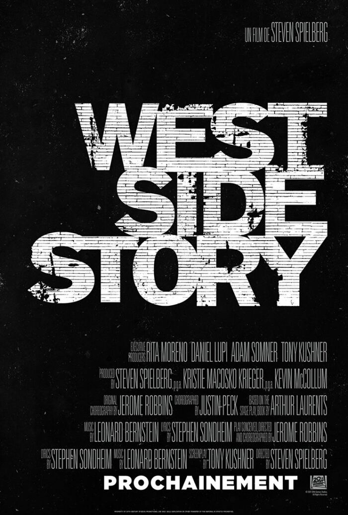 West Side Story par Steven Speilberg attendu en salles en décembre 2021