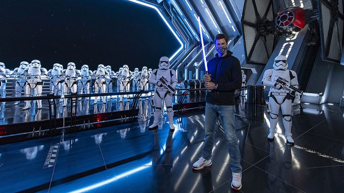 Tom Brady visite Star Wars