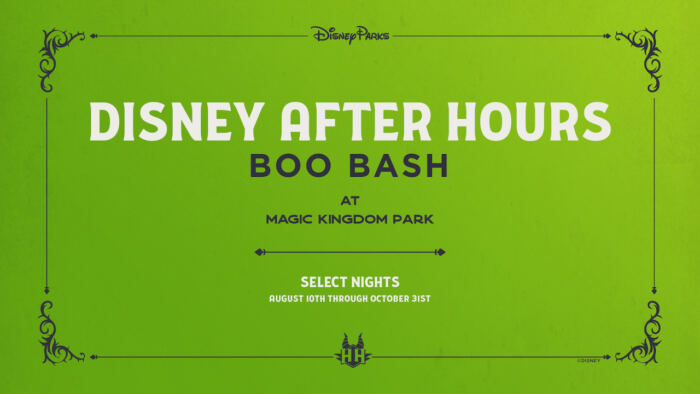 Disney After Hours Boo Bash