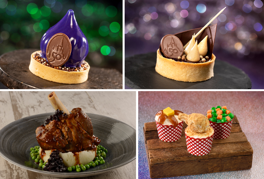 Photos des snacks et boissons disponible pendant la World's Most Magical Celebration.